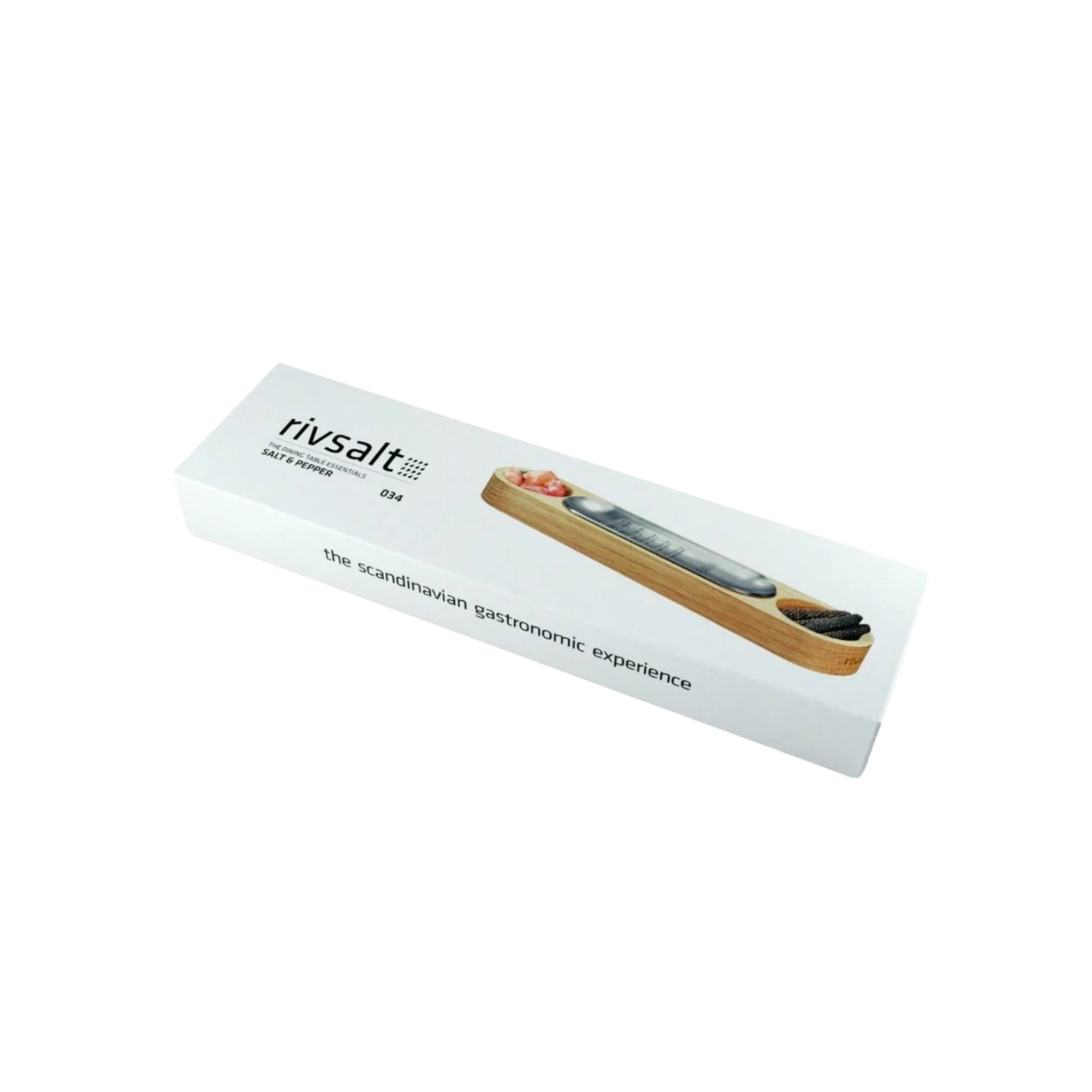 Rivsalt Dining Table Essentials Salt & Pepper in packaging