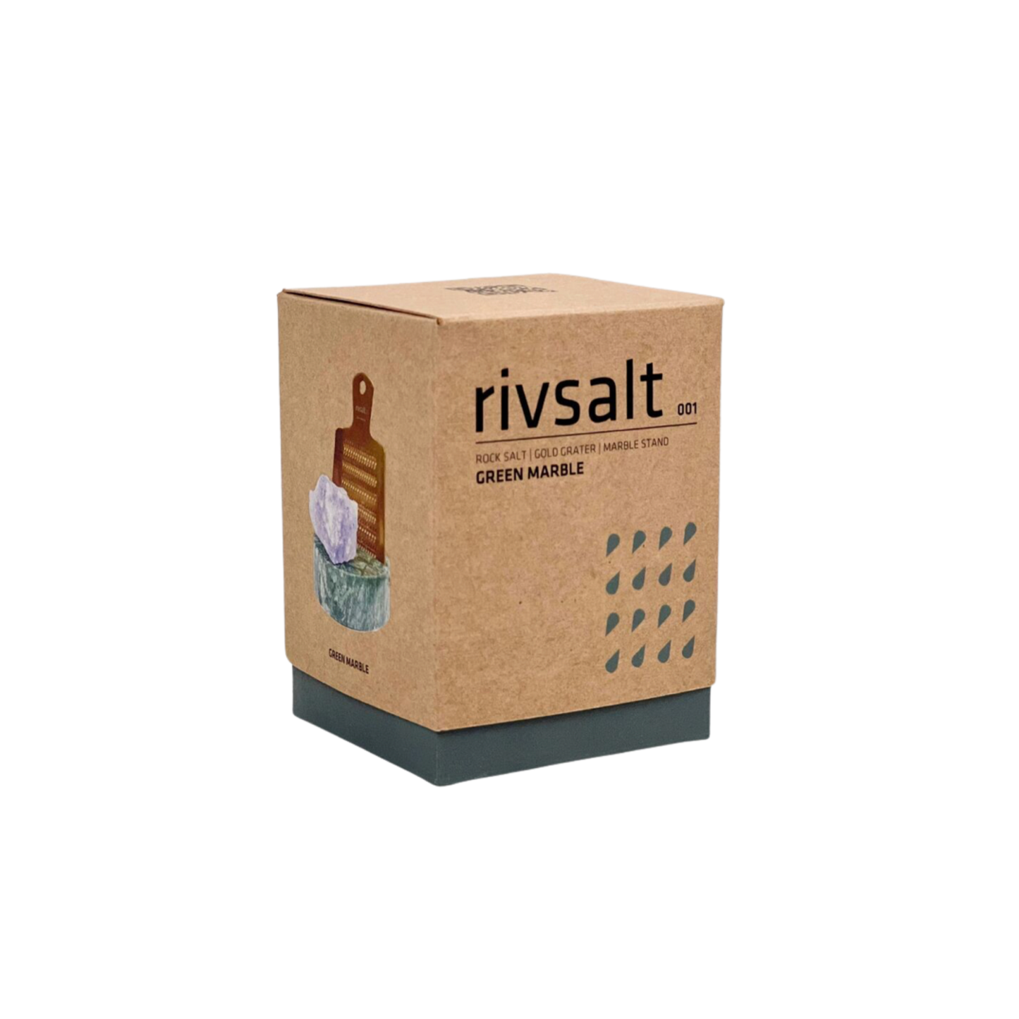 The Original Rivsalt Green Marble packaging box