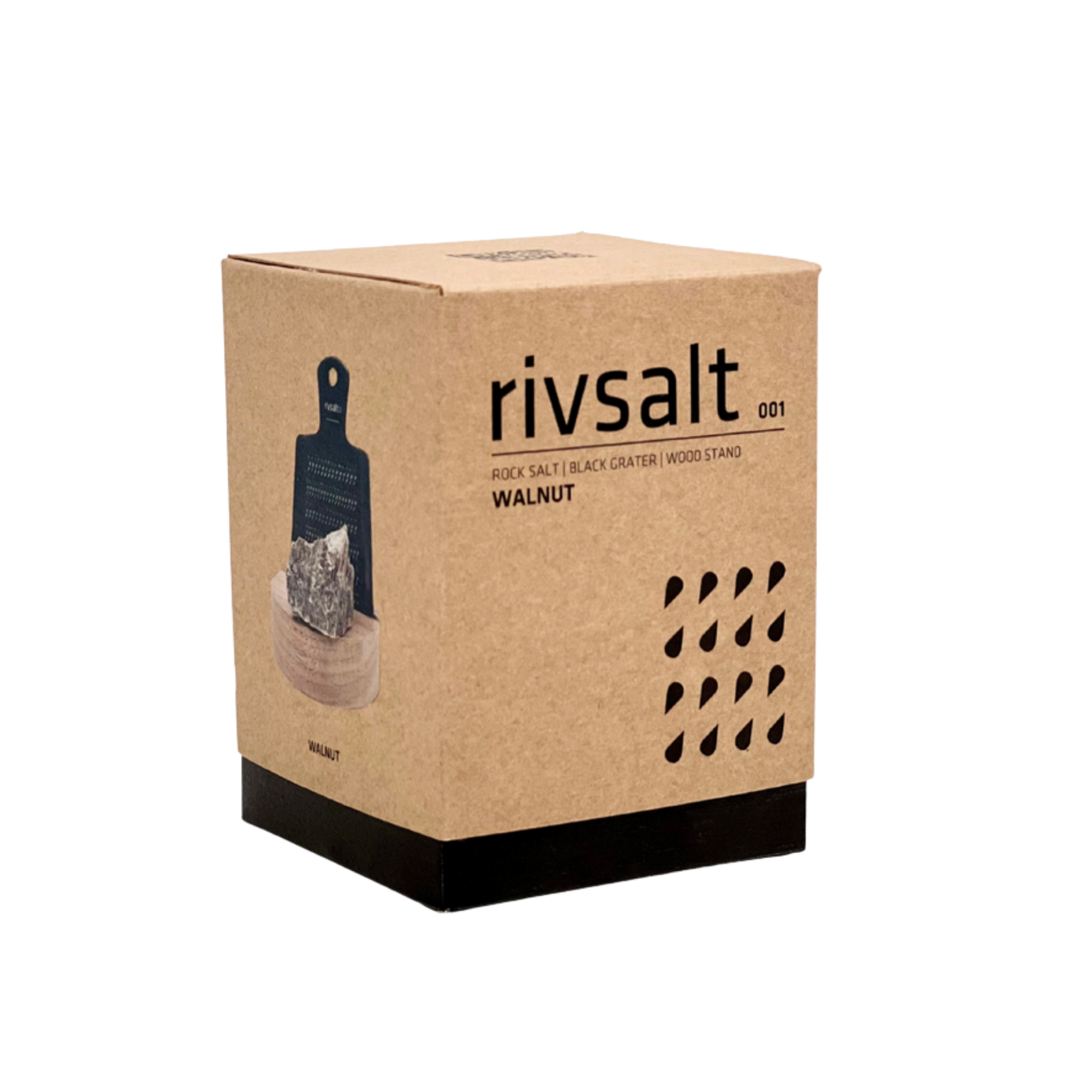 The Original Rivsalt Walnut packaging box