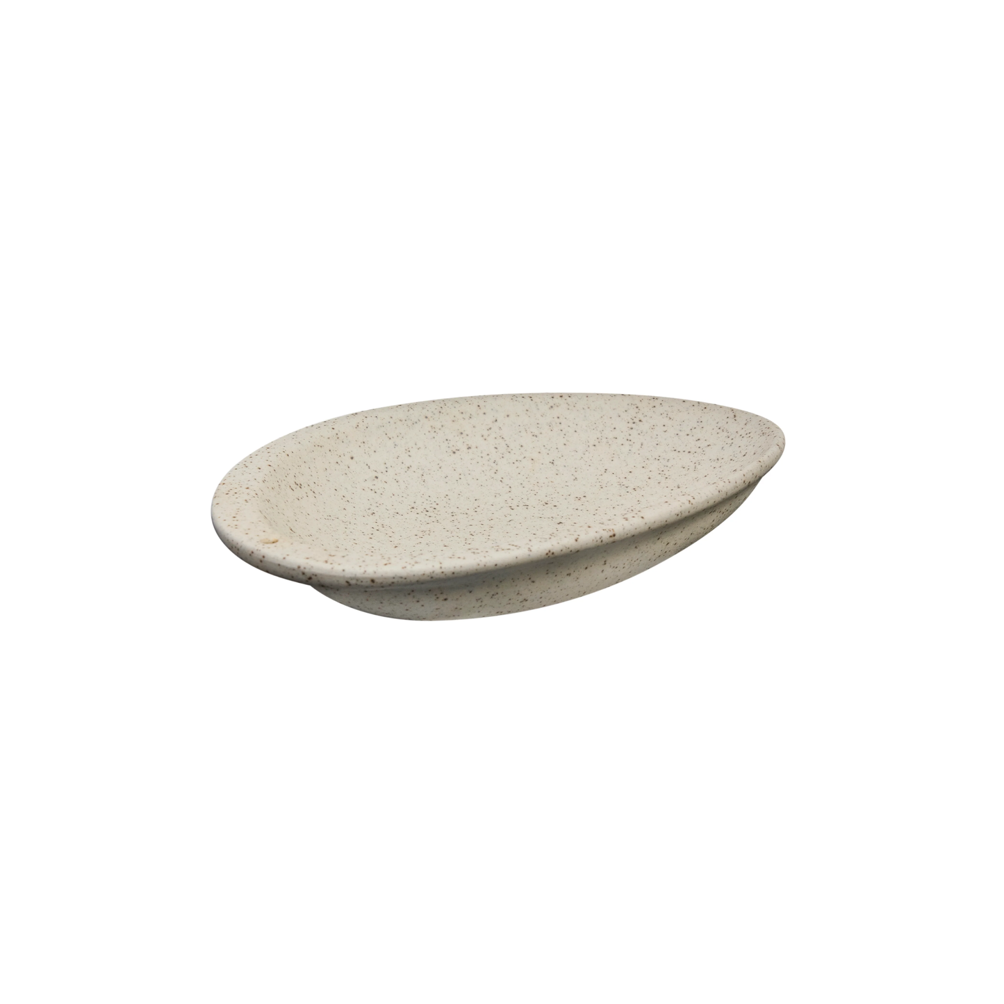 Semi top view of the Robert Gordon Garden To Table Incense Burner made from durable stoneware for simple rituals.