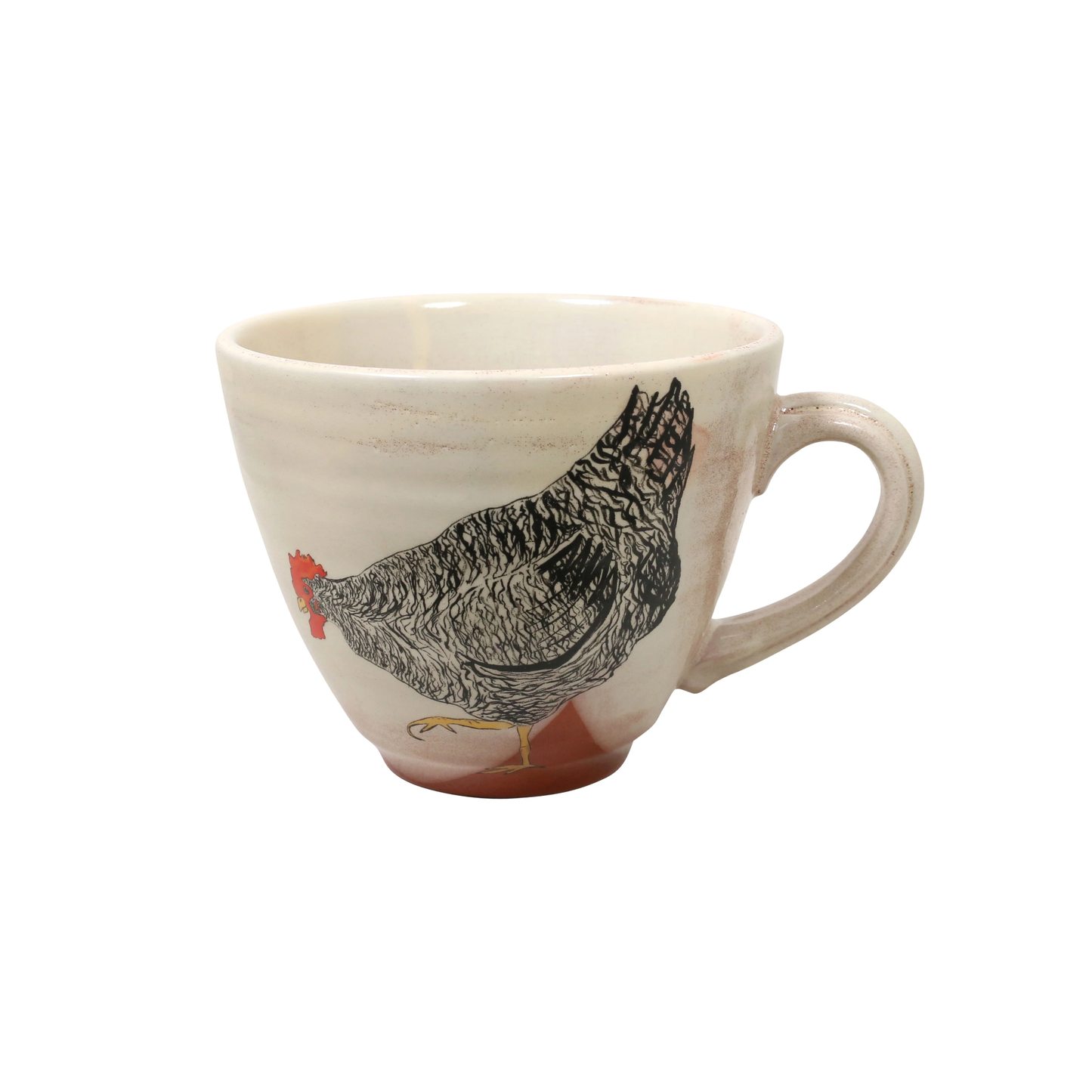 Robert Gordon oversized chicken mug mable side view