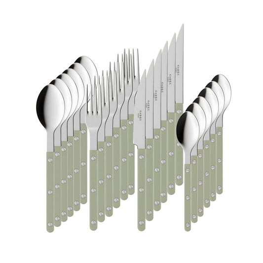 Complete utensils from Sabre Bistrot Cutlery Asparagus 24 Piece Set