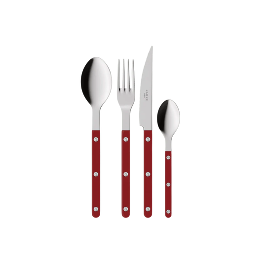 Bistrot Cutlery Burgundy Set