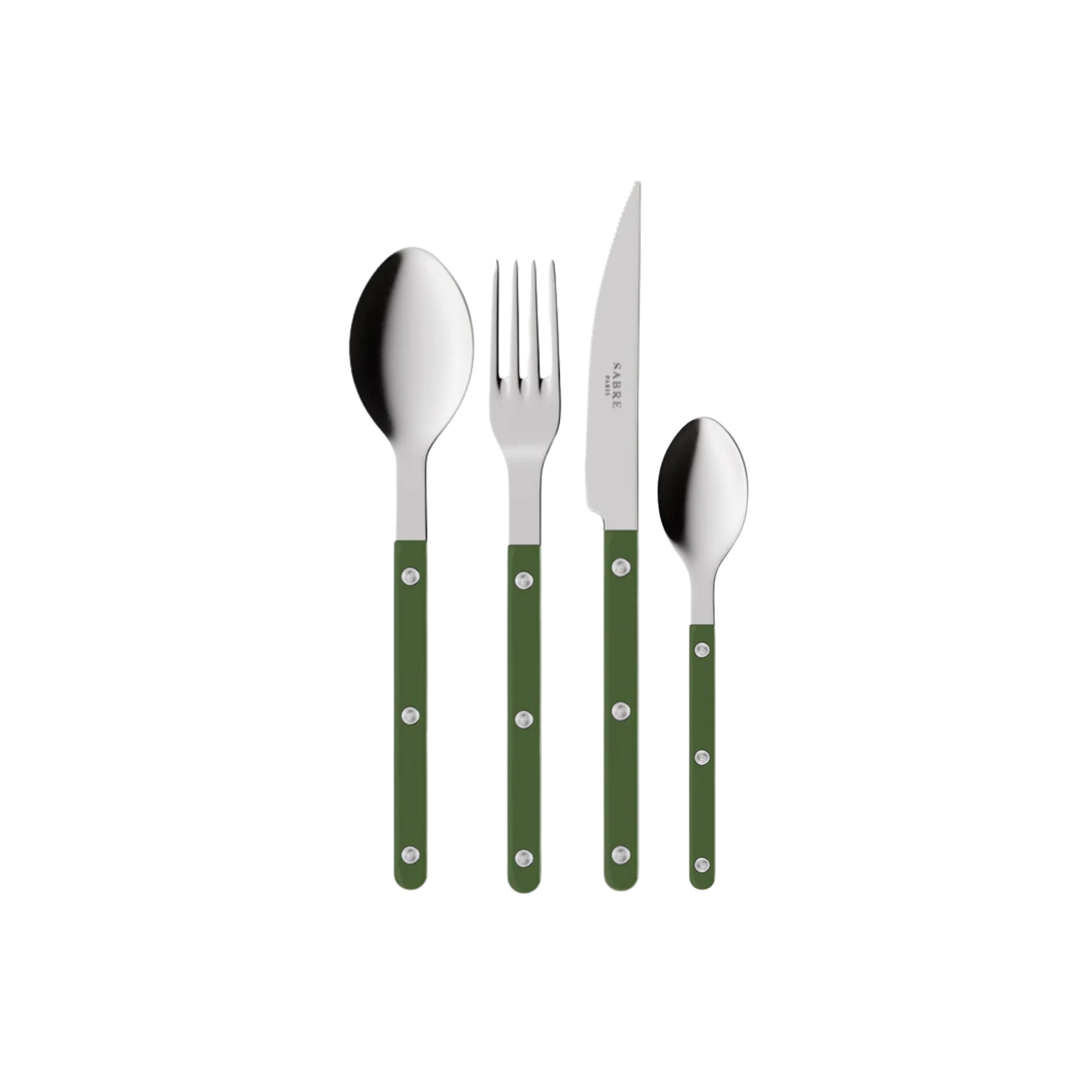 Bistrot Cutlery Dark Green Set