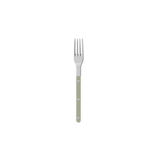 Sabre Bistrot Cutlery Fork 22cm Asparagus, which is made from stainless steel and Inox 18/10 - Manche nylon, dishwasher safe at 113°F (45°C) maximum. Vital part of your dinner set at every stage of the meal.