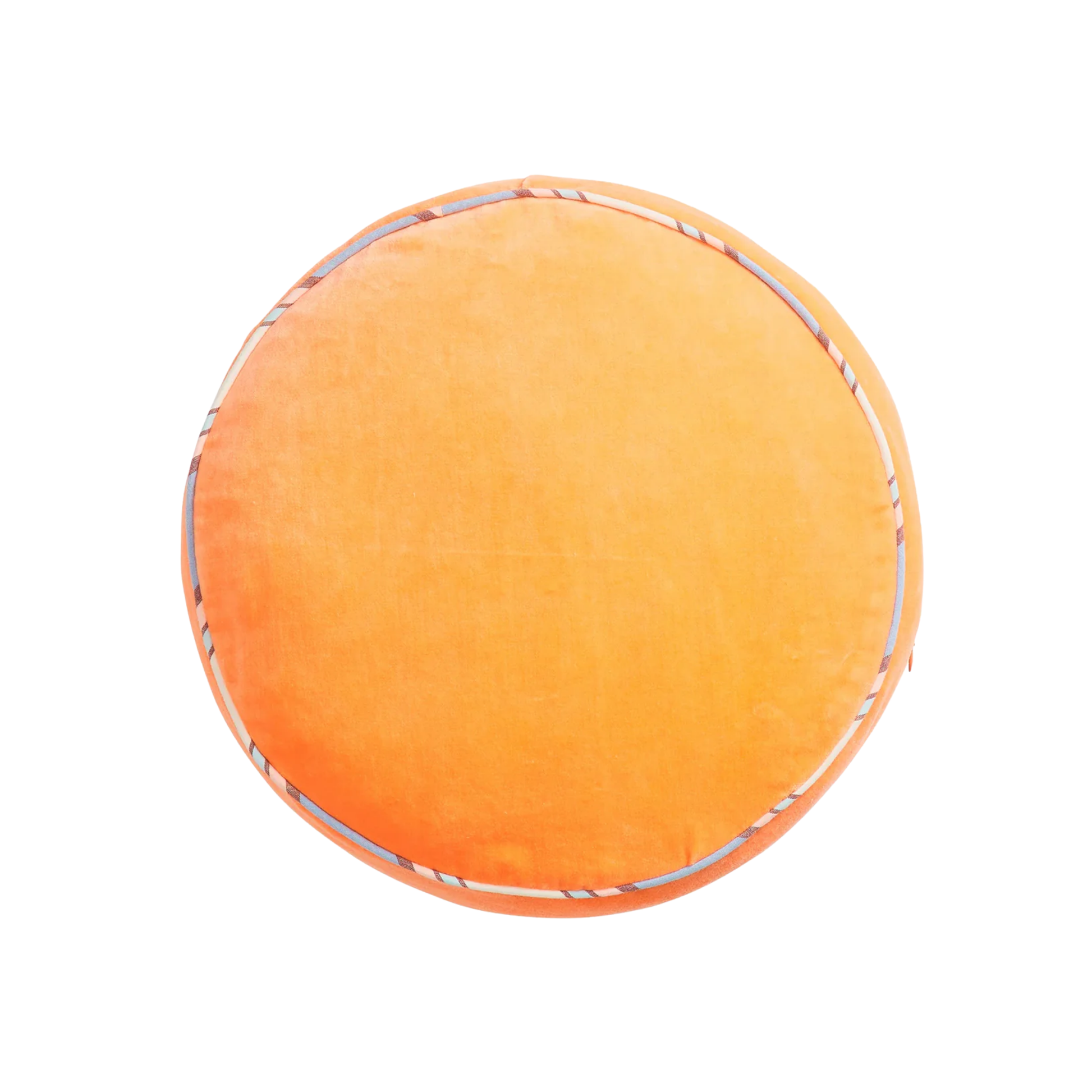 Sage & Clare Velvet Castillo round desert cushion front view