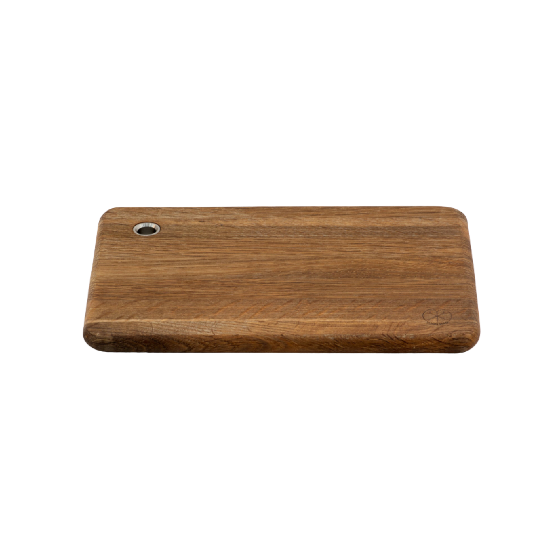 Sandsmade Herb Board No.1 (22cm x 15cm) Smoked Oak side angle