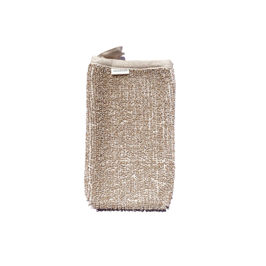 Sasawashi deep exfoliation mitten unpackaged