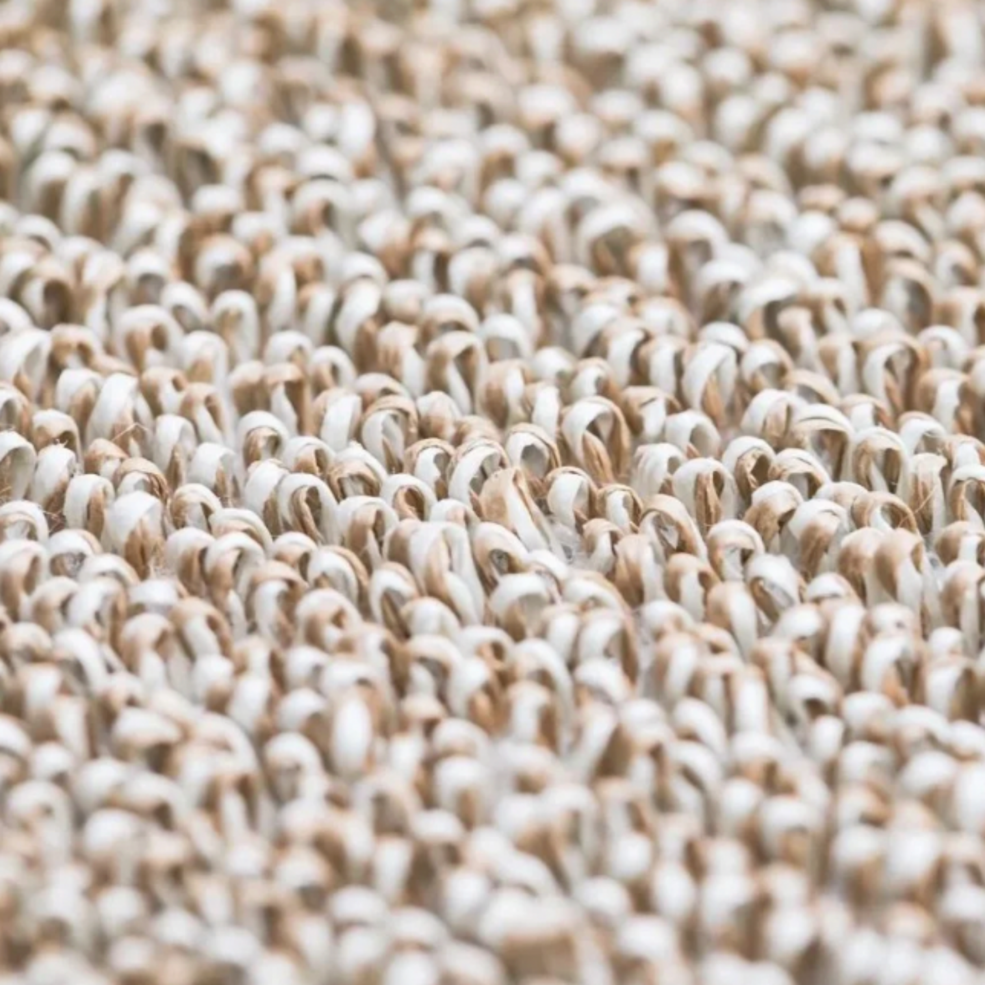 Close up of texture of the Sasawashi deep exfoliation mitten 