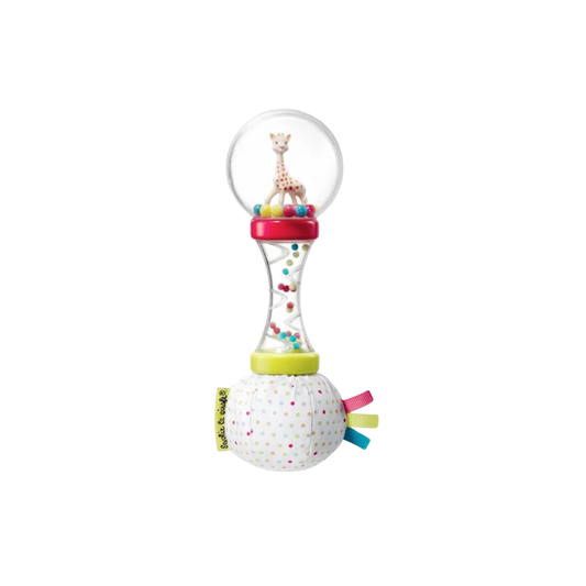 Sophie La Girafe rattle out of packaging front view