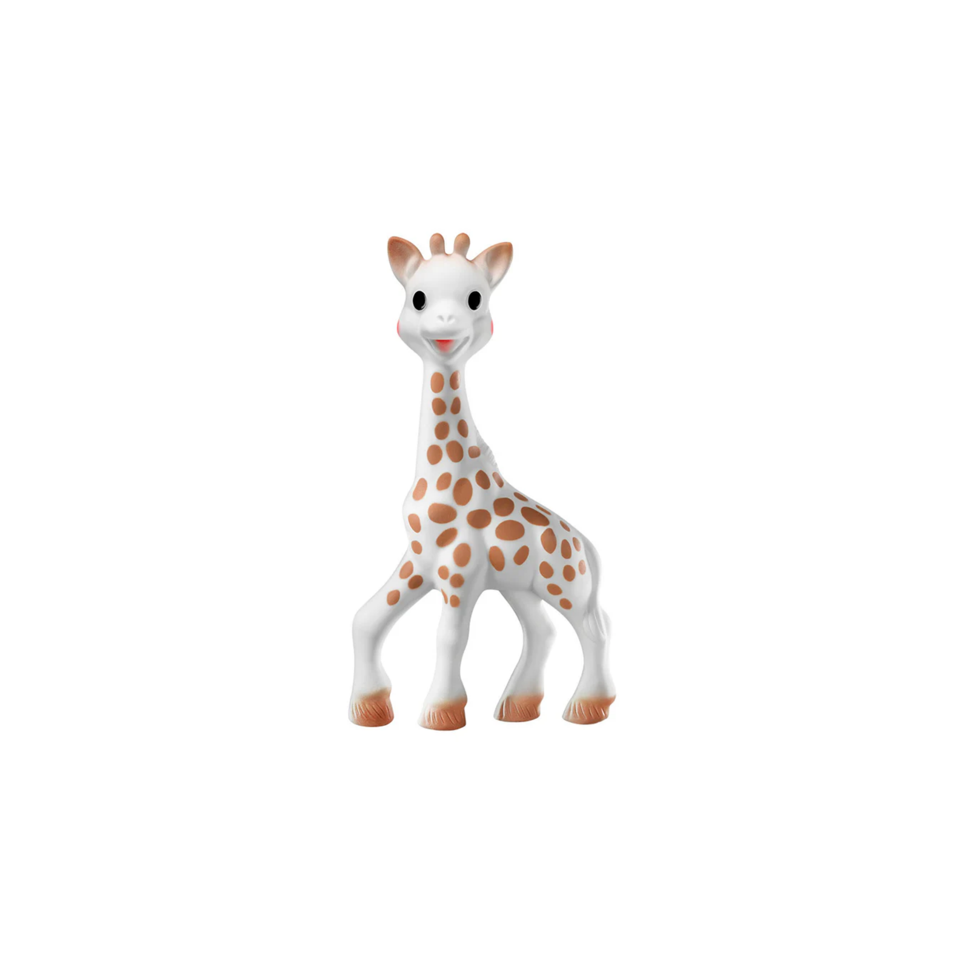 Sophie la girafe® is Baby's first toy that stimulates each of the five senses, from Sophie La Girafe Non-Spill Cup Gift Set - BPA-free baby training cup made from durable ABS plastic - 180ml capacity with ergonomic spout and non-spill valve for smooth bottle-to-cup transition - Includes hygienic lid and easy-grip handles for babies - Iconic Sophie la girafe® design to stimulate senses and support independent drinking