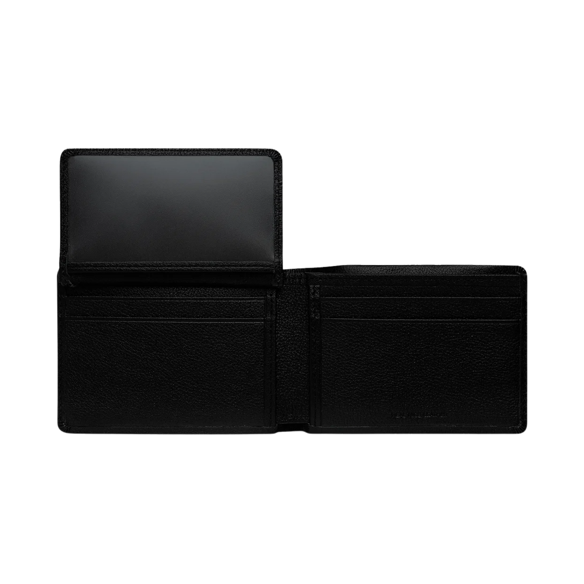 Open with extension from Status Anxiety Wallet Jonah Black from premium Italian leather with 6 card slots, and fits AUD & USD.