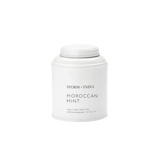 Storm and India Loose Leaf Tea in Tin 100g Moroccan Mint