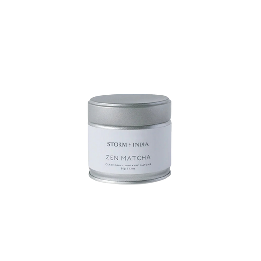 Storm and India Matcha in Tin 30g Zen Matcha