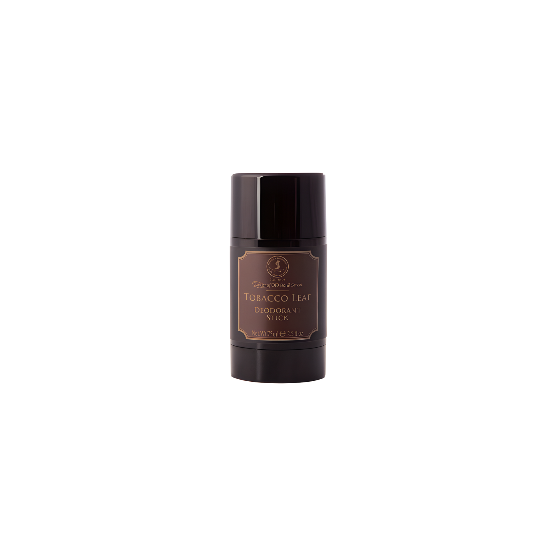 Front view of Fathom deodorant stick 75ml Tobacco Leaf, aluminium free men's deodorant with warm tobacco fragrance, bergamot and grapefruit notes with subtle coffee and leather finish.