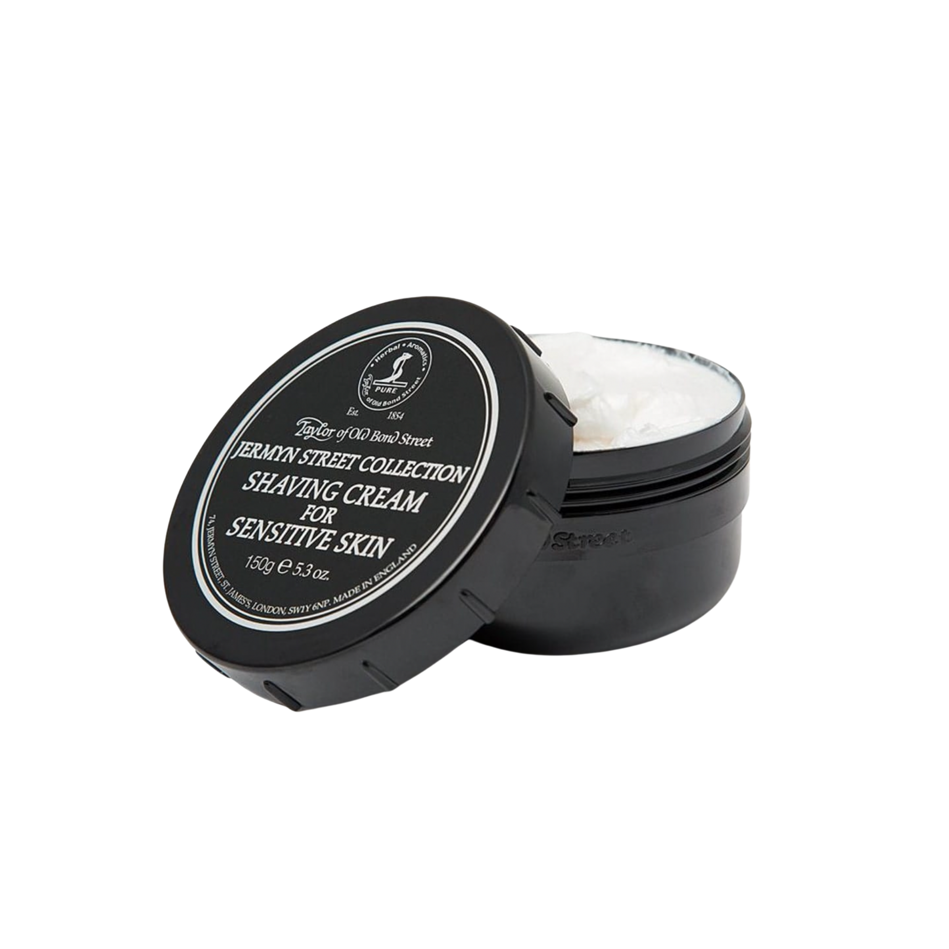 Assorted Taylor of Old Bond Street products on display with Shaving Cream Bowl 150g Jermyn Street