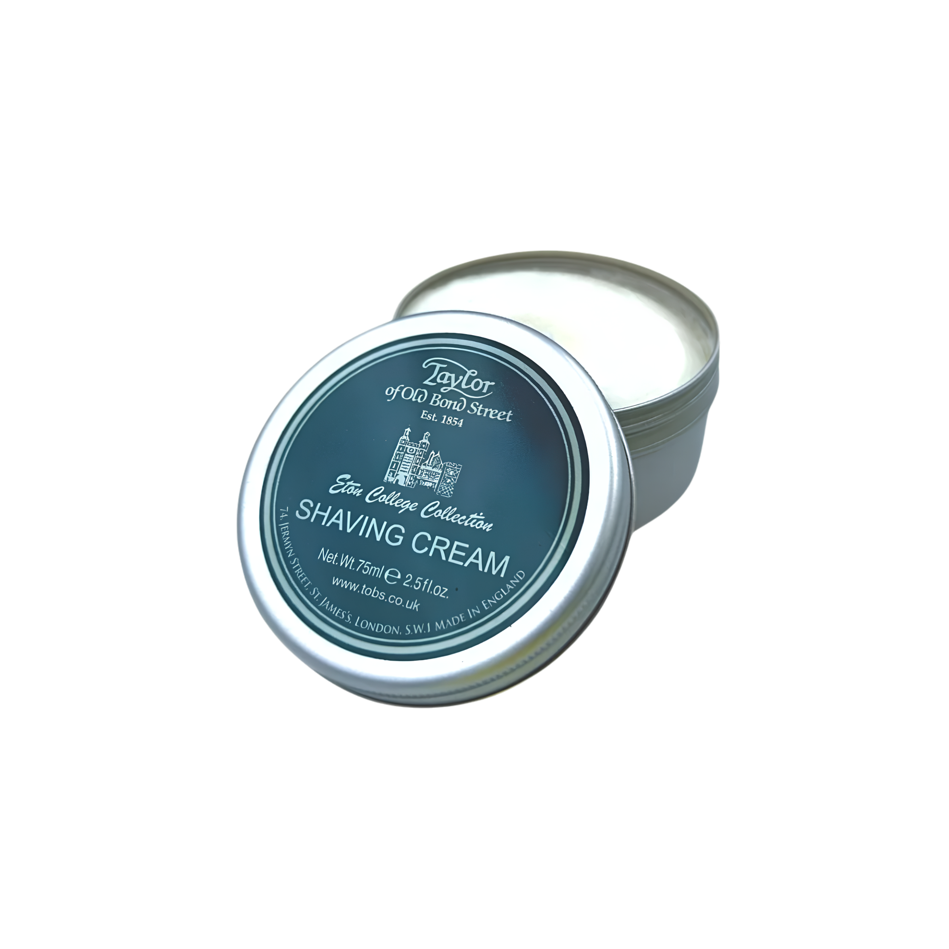 Open Taylor of Old Bond Street citrus based Shaving Cream Bowl 75g Eton College inspired from the barber shop opened at Eton College.