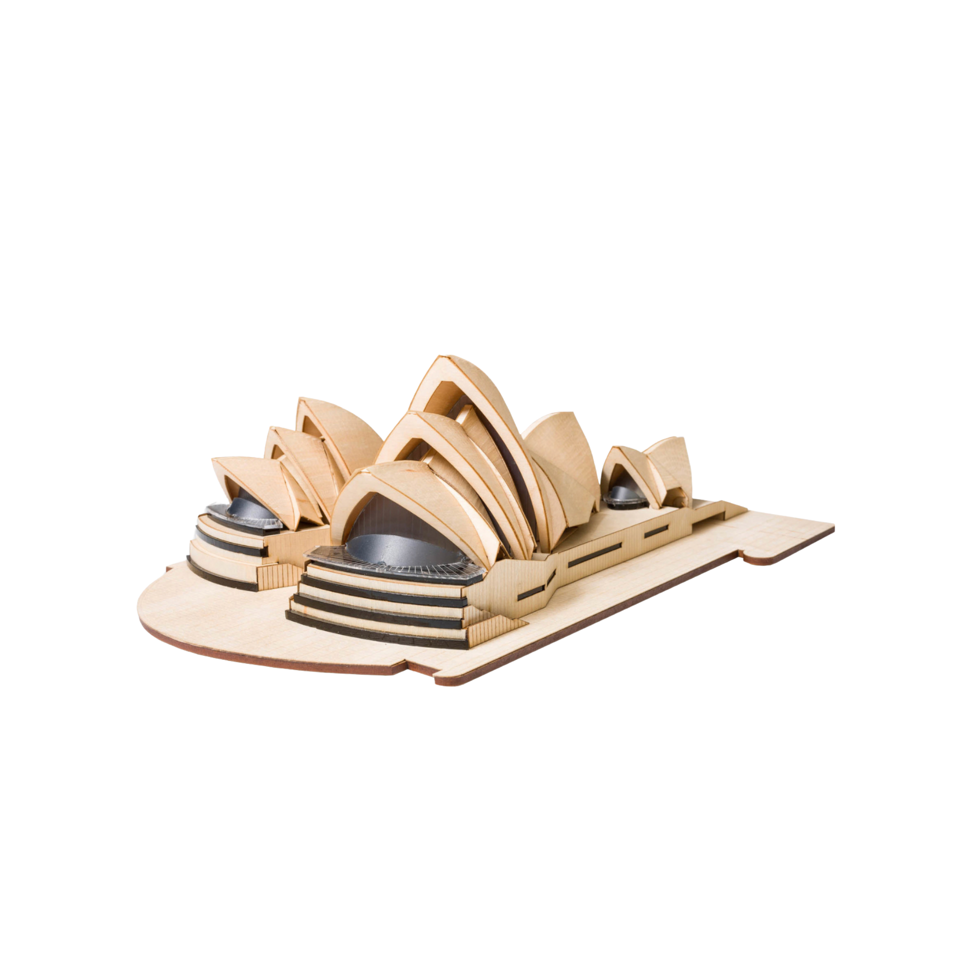 The Little Building Co Model Sydney Opera House angled back view