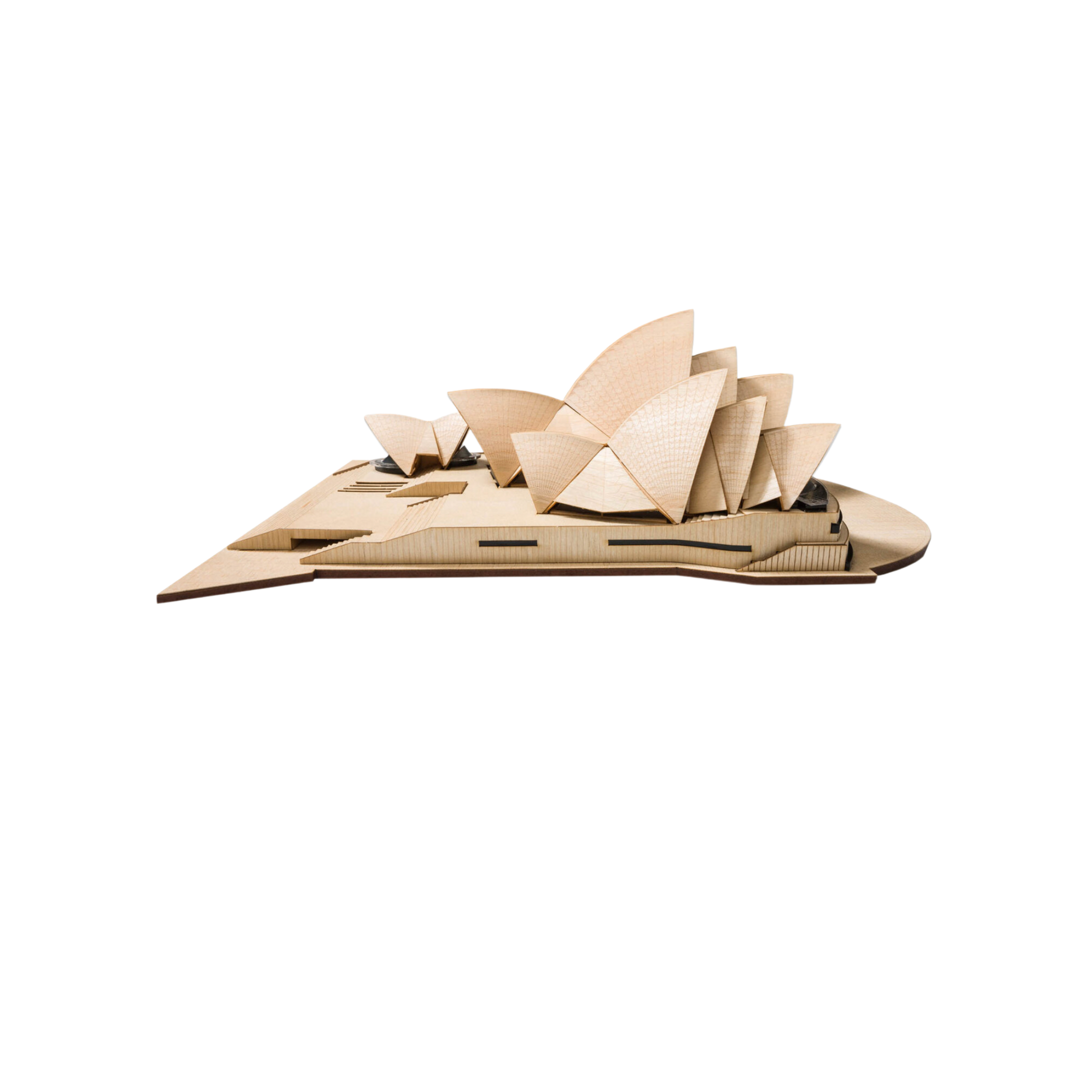 The Little Building Co Model Sydney Opera House side view