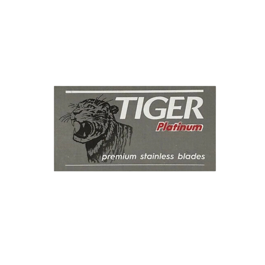 Razor Blades (pack of 5) Tiger Platinum packaging