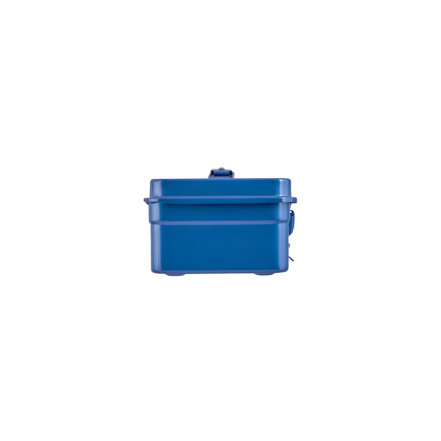 Side view of the Toyo Toolbox Trunk Shape T-320 Blue with ample storage capacity and sleek stylish look.