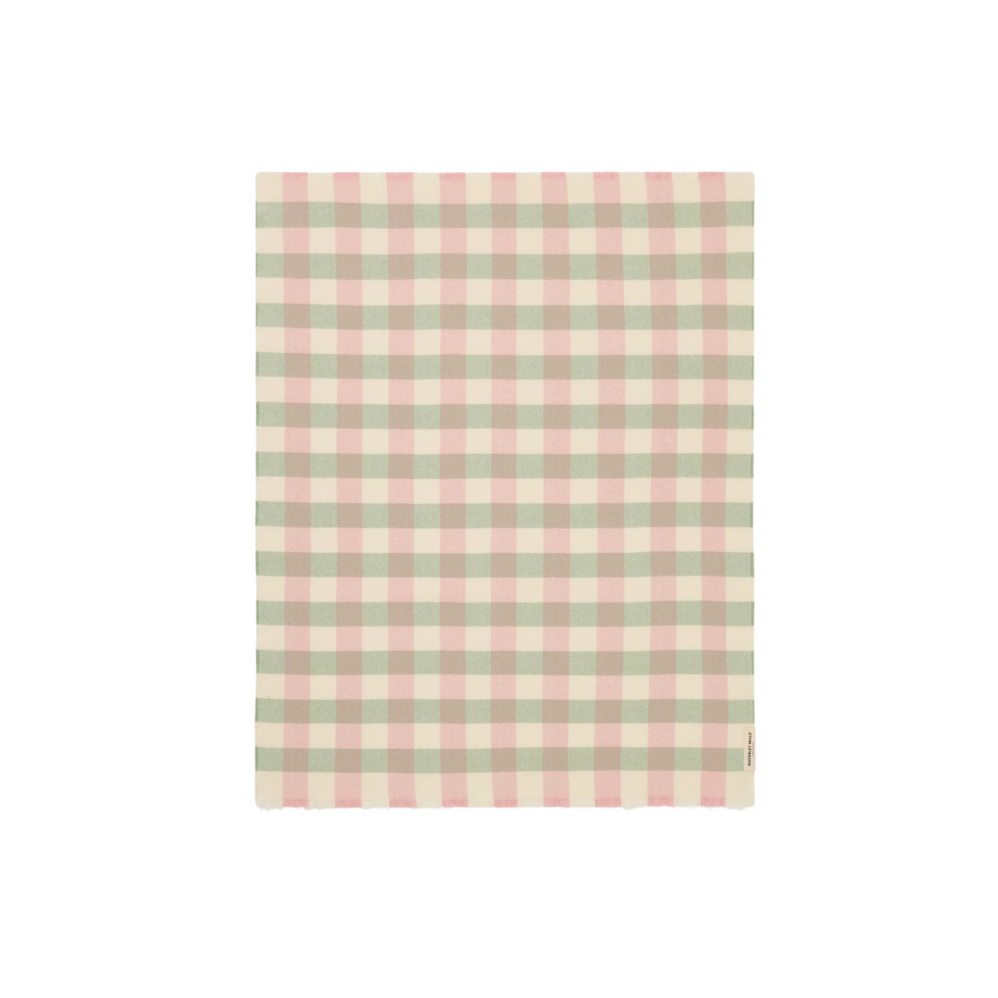 Waverly Mills baby blanket unfolded