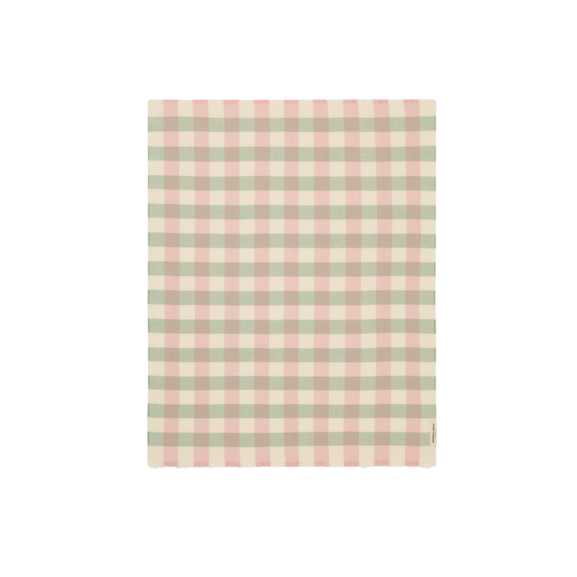 Waverly Mills baby blanket unfolded