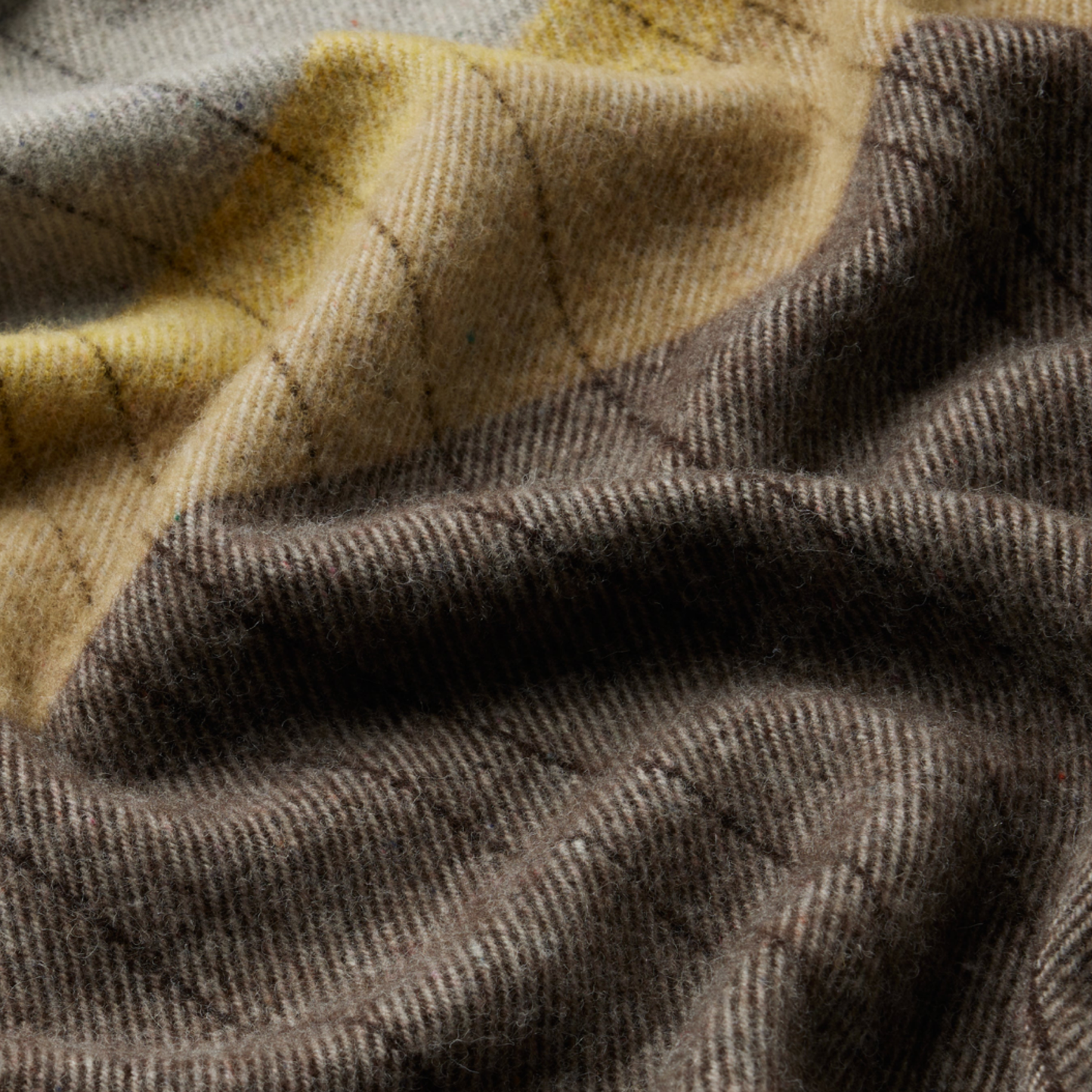 Waverly Mills Terrain Cradle Mountain blanket scrunched up