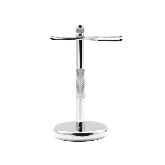 Yaqi Shaving Stand Chrome out of packaging